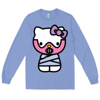 Colony Blue hell kitty cute devil Long Sleeve Tee - ArtMosaic