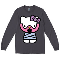 Smoke hell kitty cute devil Long Sleeve Tee - ArtMosaic
