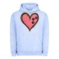 Pigment Grape Ice Pink Glitter Heart Urban Hoodie - Jasminsmagicworld