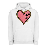 Pigment Lunar Rock Pink Glitter Heart Urban Hoodie - Jasminsmagicworld