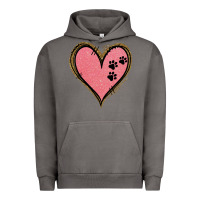 Pigment Tornado Pink Glitter Heart Urban Hoodie - Jasminsmagicworld