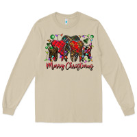 Mushroom merry Christmas teeth Long Sleeve Tee - CowhideDigitalArt