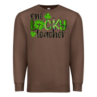 Chestnut st. patrick's day one lucky teacher Premium Sweatshirt - RanaPortraitStore