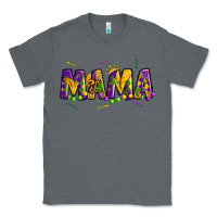 Charcoal Heather mama mardi gras Classic Tee - OliviaCreatesArt