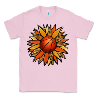 Bubblegum Pink Basketball Sunflower Classic Tee - Jasminsmagicworld