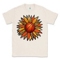 Natural Basketball Sunflower Classic Tee - Jasminsmagicworld