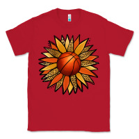 Red Basketball Sunflower Classic Tee - Jasminsmagicworld