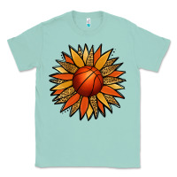 Seafoam Basketball Sunflower Classic Tee - Jasminsmagicworld