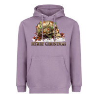 Lavender Merry christmas skull Heavyweight Hoodie - RanaPortraitStore