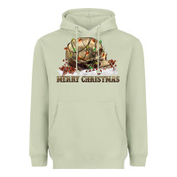 Matcha Merry christmas skull Heavyweight Hoodie - RanaPortraitStore
