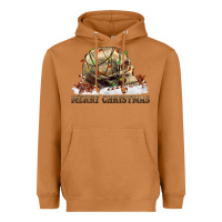 Meerkat Merry christmas skull Heavyweight Hoodie - RanaPortraitStore