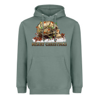 Sage Merry christmas skull Heavyweight Hoodie - RanaPortraitStore