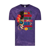 Cloud Purple in a world full of princess be a chingona Vintage Tee - BundleAndBundleShop