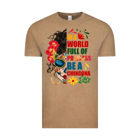 Vintage Coffee in a world full of princess be a chingona Vintage Tee - BundleAndBundleShop
