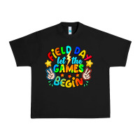 Black Field Day Let The Games Begin Urban Heavy Tee - CowhideDigitalArt
