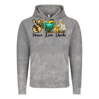 Cloud Rock Peace Love Ducks Vintage Hoodie - LillyAllenDesigns