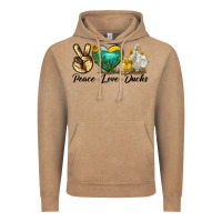 Vintage Coffee Peace Love Ducks Vintage Hoodie - LillyAllenDesigns