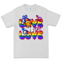 Dove Grey Love is love Premium Tee - FaDigitalArtStudio