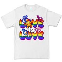 White Love is love Premium Tee - FaDigitalArtStudio