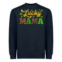 Navy lucky mama st patricks day Heavyweight Sweatshirt - Jasminsmagicworld
