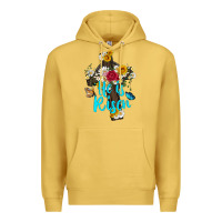 Antique Gold he is rısen with cross and butterfly Premium Hoodie - Artiststas