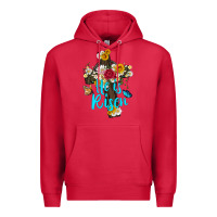 Cardinal he is rısen with cross and butterfly Premium Hoodie - Artiststas