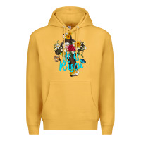Mustard he is rısen with cross and butterfly Premium Hoodie - Artiststas
