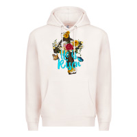Pale Pink he is rısen with cross and butterfly Premium Hoodie - Artiststas