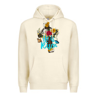 Sandshell he is rısen with cross and butterfly Premium Hoodie - Artiststas