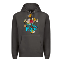 Smoke he is rısen with cross and butterfly Premium Hoodie - Artiststas
