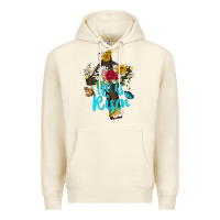 Tofu he is rısen with cross and butterfly Premium Hoodie - Artiststas
