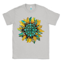 Moon Dust sunflower with gemstone and cowhide Classic Tee - Artiststas