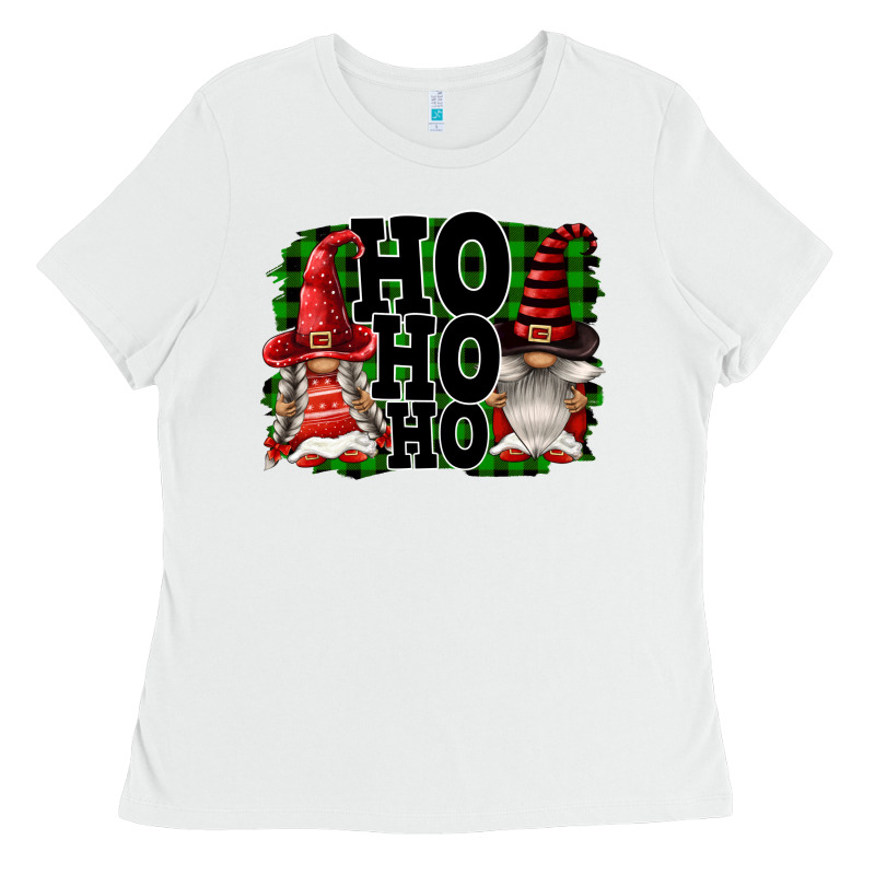 Ho Ho Ho Christmas Gnomes Ladies Tee by FaDigitalArtStudio | Teevron