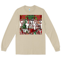 Mushroom merry Christmas Long Sleeve Tee - CowhideDigitalArt