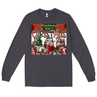 Smoke merry Christmas Long Sleeve Tee - CowhideDigitalArt