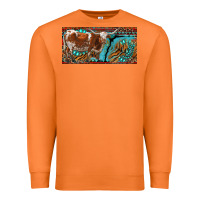 Carrot texas longhorn with aztec tiger and  leopard Premium Sweatshirt - RanaPortraitStore