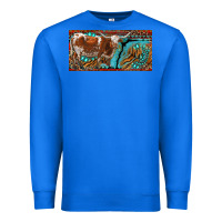 True Royal texas longhorn with aztec tiger and  leopard Premium Sweatshirt - RanaPortraitStore
