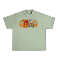 Oil Green give thanks to the lord for he is good Urban Heavy Tee - CowhideDigitalArt