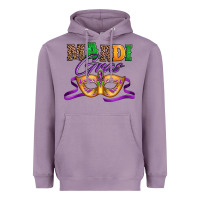 Lavender happy mardi gras carnival mask Heavyweight Hoodie - Jasminsmagicworld
