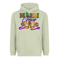 Matcha happy mardi gras carnival mask Heavyweight Hoodie - Jasminsmagicworld
