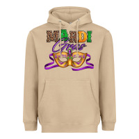 Mushroom happy mardi gras carnival mask Heavyweight Hoodie - Jasminsmagicworld
