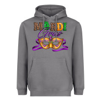 Storm happy mardi gras carnival mask Heavyweight Hoodie - Jasminsmagicworld