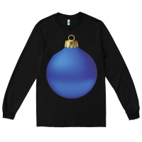 Black christmas ornament 2 Long Sleeve Tee - artisFamous