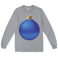 Heather Grey christmas ornament 2 Long Sleeve Tee - artisFamous