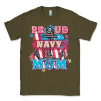 Army Green Proud navy Mom Mother's Day Classic Tee - FaDigitalArtStudio