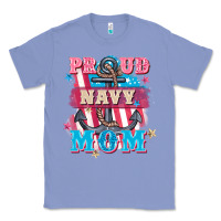 Colony Blue Proud navy Mom Mother's Day Classic Tee - FaDigitalArtStudio