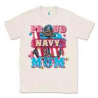 Natural Proud navy Mom Mother's Day Classic Tee - FaDigitalArtStudio