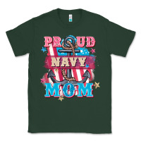 Sports Green Proud navy Mom Mother's Day Classic Tee - FaDigitalArtStudio