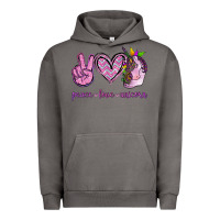 Pigment Tornado Peace Love Unicorn Urban Hoodie - Jasminsmagicworld