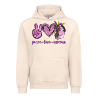 Sandshell Peace Love Unicorn Urban Hoodie - Jasminsmagicworld